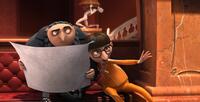 Steve Carell voices Gru and Jason Segel voices Vector in "Despicable Me."