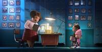 Kristen Wiig voices Miss Hattie, Elsie Fisher voices Agnes, Miranda Cosgrove voices Margo and Dana Gaier voices Edith in "Despicable Me."