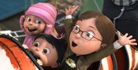 Dana Gaier voices Edith, Elsie Fisher voices Agnes and Miranda Cosgrove voices Margo in "Despicable Me."