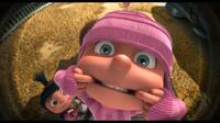 Elsie Fisher voices Agnes and Dana Gaier voices Edith in "Despicable Me."
