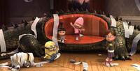 Elsie Fisher voices Agnes, Dana Gaier voices Edith and Miranda Cosgrove voices Margo in "Despicable Me."