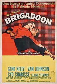 Poster art for "Brigadoon."