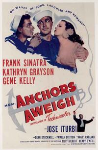 Poster art for "Anchors Aweigh."