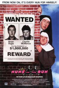 Poster art for "Nuns On The Run."