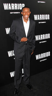 Denzel Whitaker at the California premiere of "Warrior."