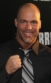 Kurt Angle at the California premiere of "Warrior."