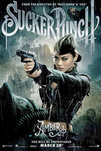Character poster art featuring Jamie Chung for "Sucker Punch."