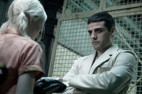 Emily Browning as Babydoll and Oscar Isaac as Blue Jones in "Sucker Punch."