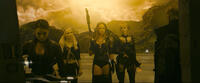 Jamie Chung as Amber, Emily Browning as Babydoll, Abbie Cornish as Sweet Pea and Jena Malone as Rocket in "Sucker Punch."