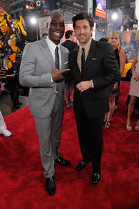 Tyrese Gibson and Patrick Dempsey at the New York premiere of "Transformers: Dark of the Moon."