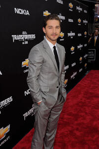 Shia LaBeouf at the New York premiere of "Transformers: Dark of the Moon."