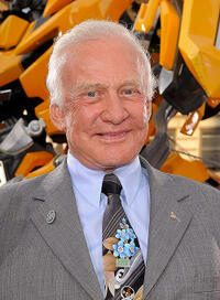 Buzz Aldrin at the New York premiere of "Transformers: Dark of the Moon."