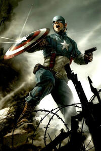 Poster art for "The First Avenger: Captain America."