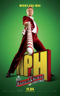 Poster art for "A Very Harold & Kumar Christmas."