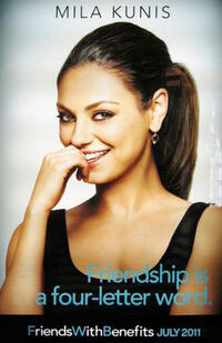 Poster art for "Friends with Benefits."