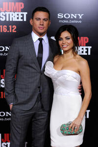 Channing Tatum and Jenna Dewan-Tatum at the California premiere of "21 Jump Street."