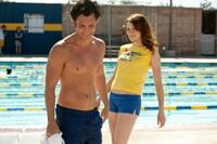 Penn Badgley as Todd and Emma Stone as Olive Penderghast in "Easy A."