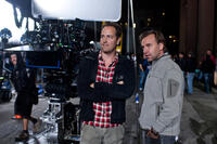 Directors Bjorn Stein and Mans Marlind on the set of "Underworld Awakening."