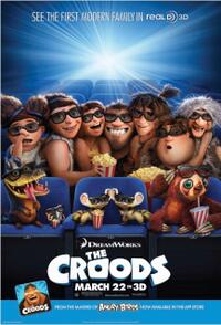 Poster art for "The Croods."