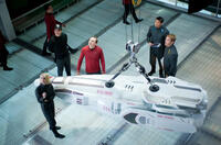 Alice Eve, Simon Pegg, Karl Urban and Chris Pine in "Star Trek into Darkness."