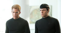 Chris Pine and Zachary Quinto in "Star Trek into Darkness."
