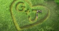 Juliet, Gnomeo and Featherstone in "Gnomeo and Juliet."
