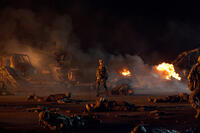 Michelle Rodriguez in "Battle: Los Angeles."