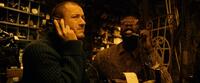 Dany Boon as Bazil and Omar Sy as Remington in "Micmacs."