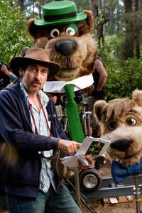 Director Eric Brevig on the set of "Yogi Bear."