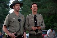 T.J. Miller as Ranger Jones and Tom Cavanagh as Ranger Smith in "Yogi Bear."