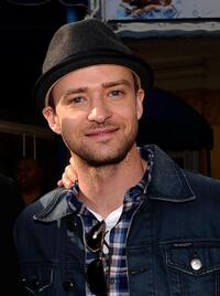 Justin Timberlake at the California premiere of "Yogi Bear."
