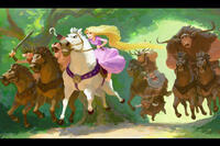 Concept art for "Tangled 3D"