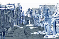 Concept art for "Tangled 3D"