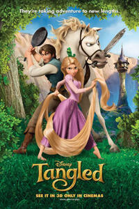 Poster art for "Tangled 3D"