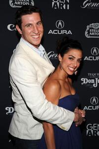 Pablo Schreiber and Jessica Schreiber at the after party of the New York premiere of "Happythankyoumoreplease."