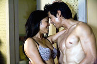 Karin Anna Cheung as Angela and Keo Woolford as Lenny Kai in "The People I've Slept With"
