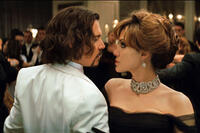 Angelina Jolie as Elise and Johnny Depp as Frank in "The Tourist"
