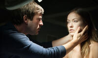 Mark Duplass and Olivia Wilde in "The Lazarus Effect."