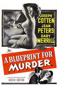 Poster art for "Blueprint for Murder."