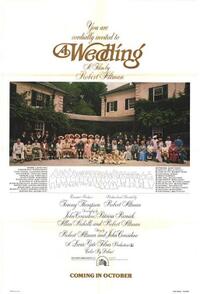 Poster art for "A Wedding."