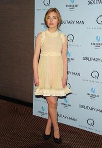 Imogen Poots at the New York premiere of "Solitary Man."
