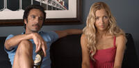 Carlos Leon as Carlos Sanchez and Elika Portnoy as Elena Dubrovnik in "Immigration Tango."