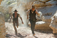 Daniel Craig as Zeke Jackson and Harrison Ford as Colonel Dolarhyde in "Cowboys & Aliens."