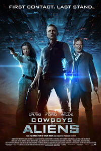 International Poster Art for "Cowboys & Aliens."