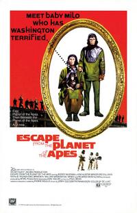 Poster art for "Escape from the Planet of the Apes."
