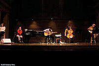 The band Magnetic Fields in "Strange Powers: Stephin Merritt and the Magnetic Fields."