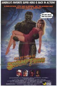 Poster art for "The Return of Swamp Thing."