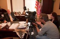 Director Reed Cowan and Utah State Senator Chris Buttars in "8: The Mormon Proposition."