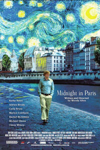 Poster art for "Midnight in Paris."