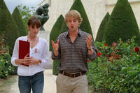 Carla Bruni-Sarkozy as Museum Guide and Owen Wilson as Gil in "Midnight in Paris."